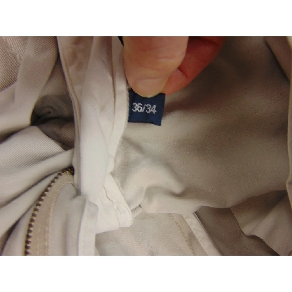 Polo Ralph Lauren‎ Pants Mens 36x34 Classic Chino Tan Solid Preppy Old Money